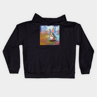 Netherland Dwarf Pet Mom Kids Hoodie